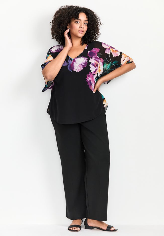 Love Story Overlay Blouse image number 4