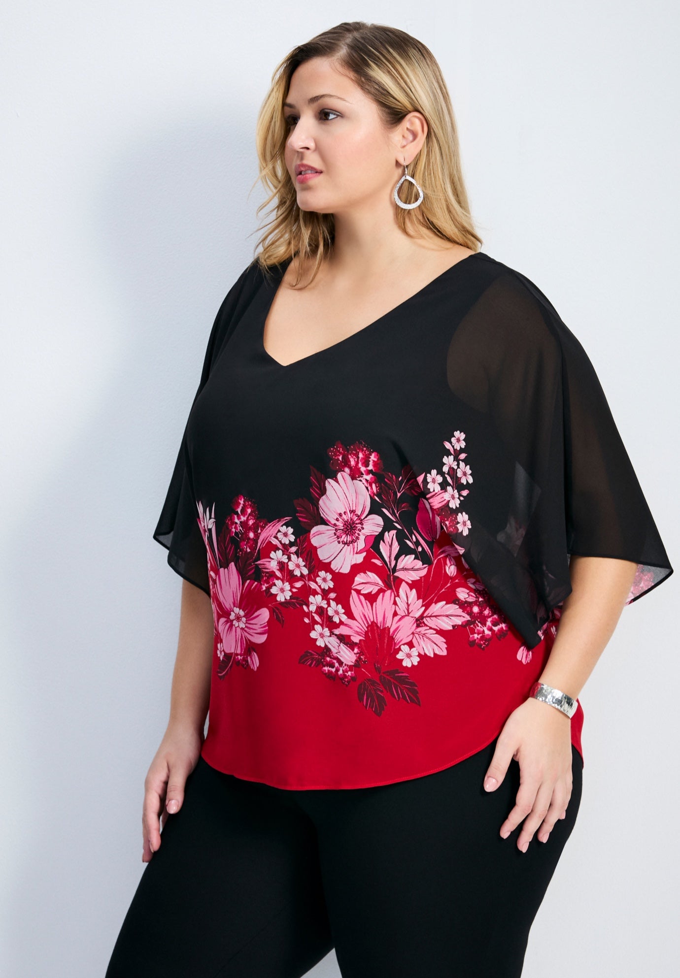 Love Story Overlay Blouse image number 3