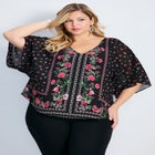 Love Story Overlay Blouse image number null