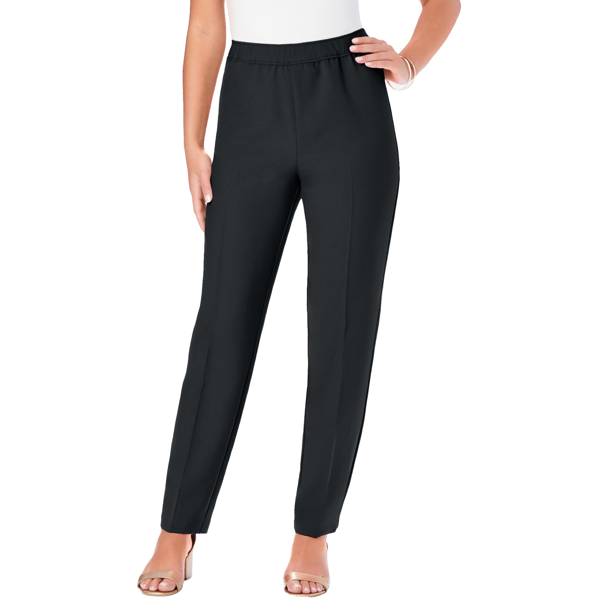 Classic Bend Over&reg; Pant &ndash; Woven Pull-On Straight Leg Pant image number 2