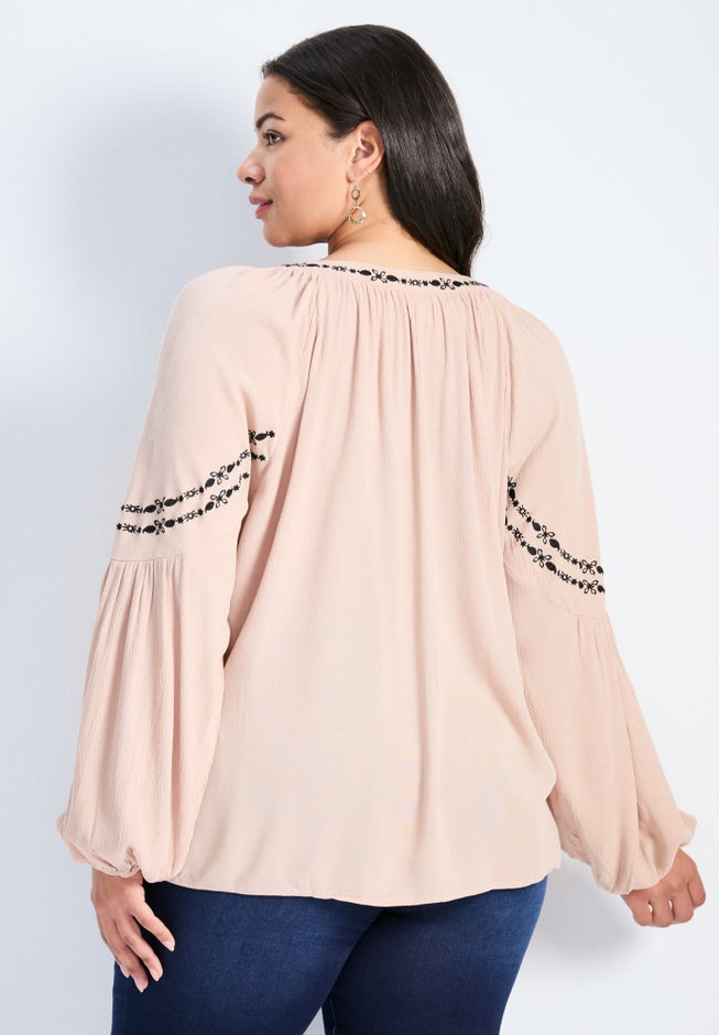 Isabelle Embroidered Top image number 2