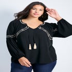Isabelle Embroidered Top image number null