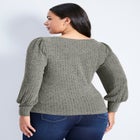 Jessica Rib Hacci Knit Top image number null