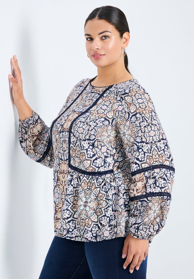 Bridget Lace Detail Blouse image number 3