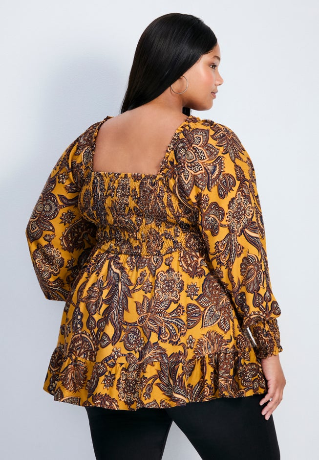 Felicity Shirred Bodice Blouse image number 1