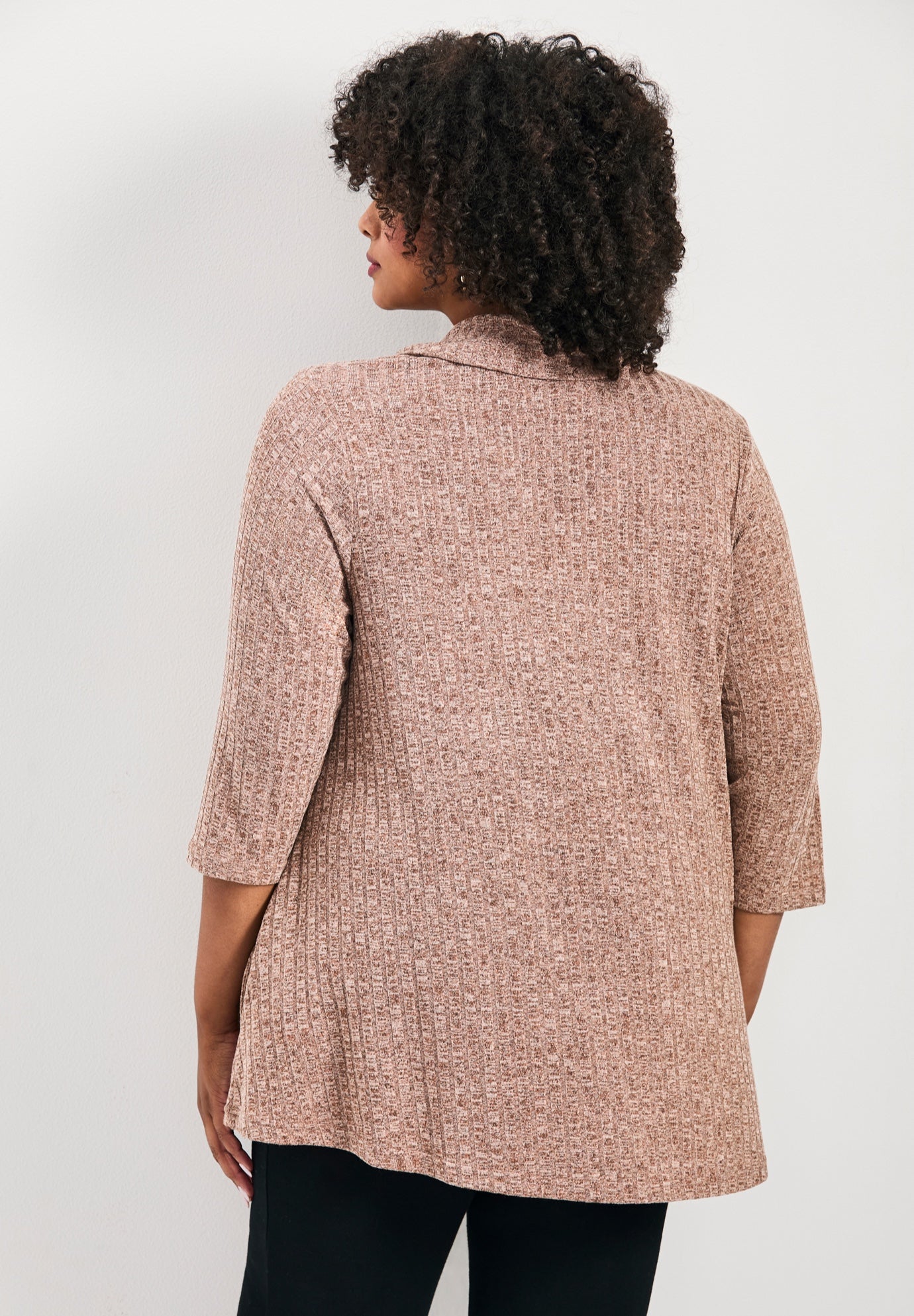 Miley Rib Hacci Button Tunic image number 2