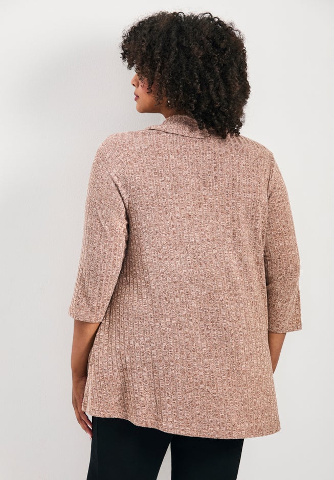 Miley Rib Hacci Button Tunic image number 2