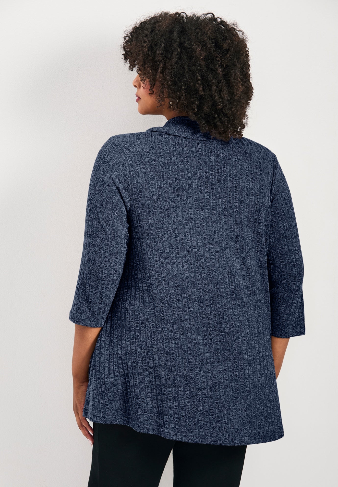 Miley Rib Hacci Button Tunic image number 2