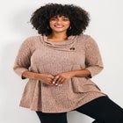 Miley Rib Hacci Button Tunic image number null