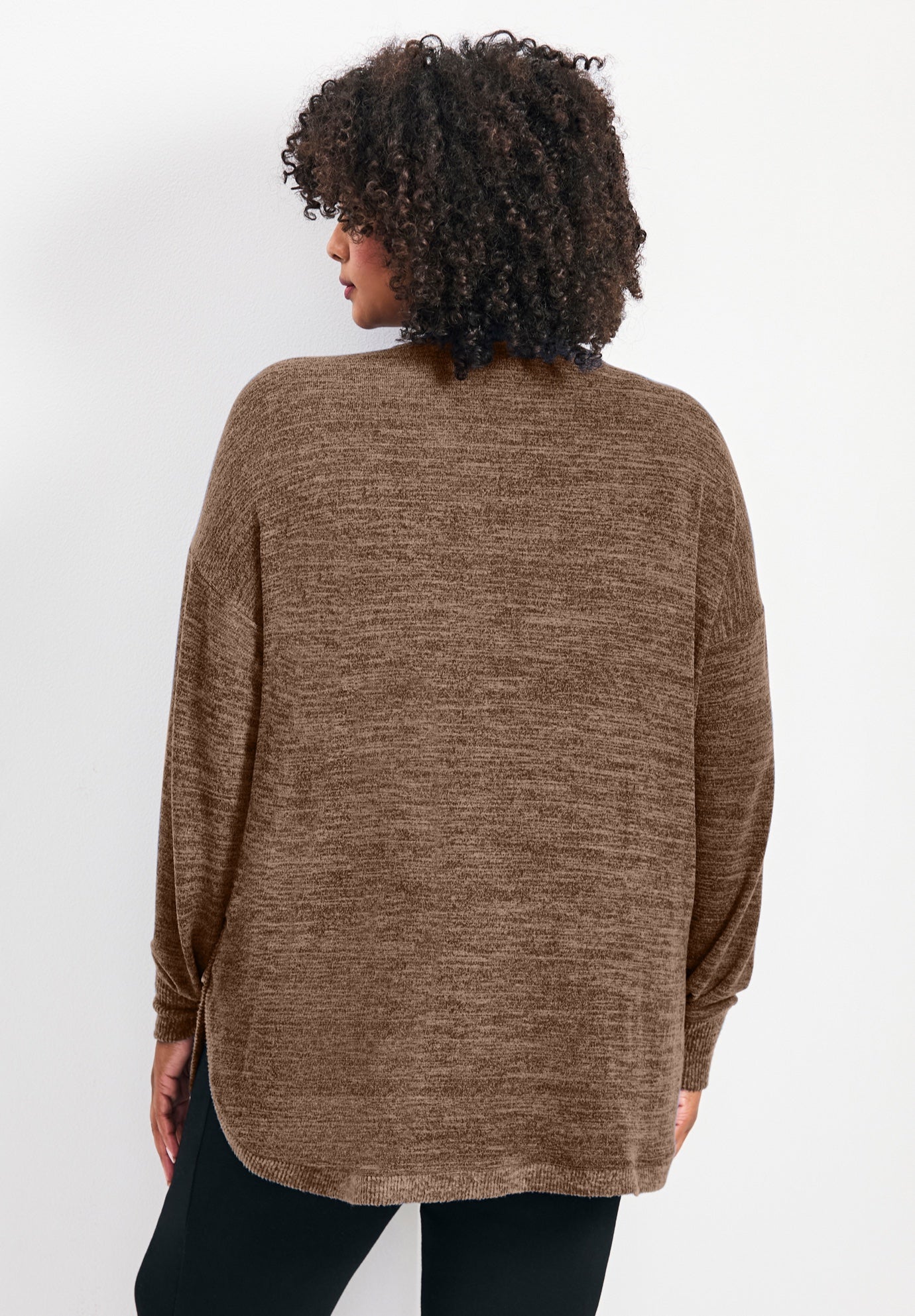 Bec Button Detail Hacci Top image number 1