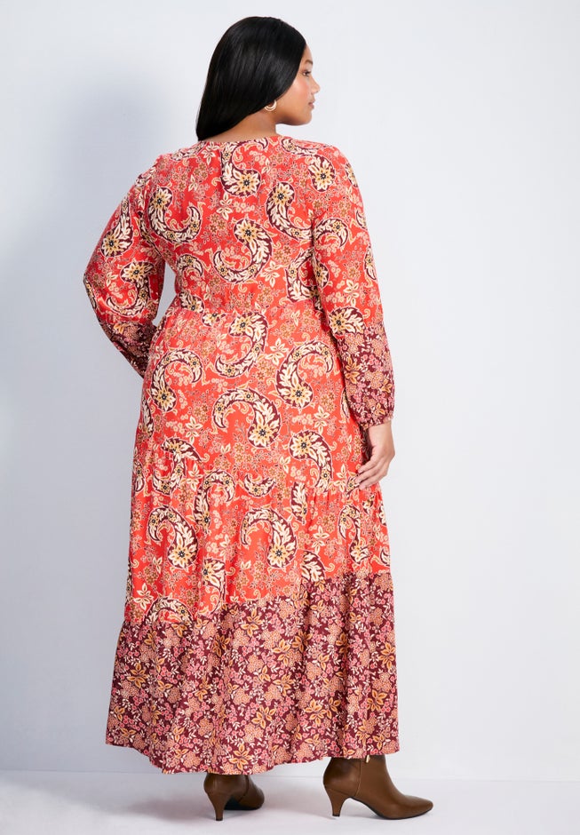 Floral Falls Tiered Maxi Dress image number 2