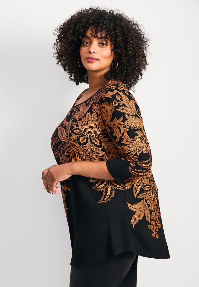 Millie 3/4 Sleeve Top image number 1