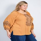 Anna Embroidery Detail Top image number null