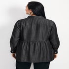 Denim Tiered Shirt image number null