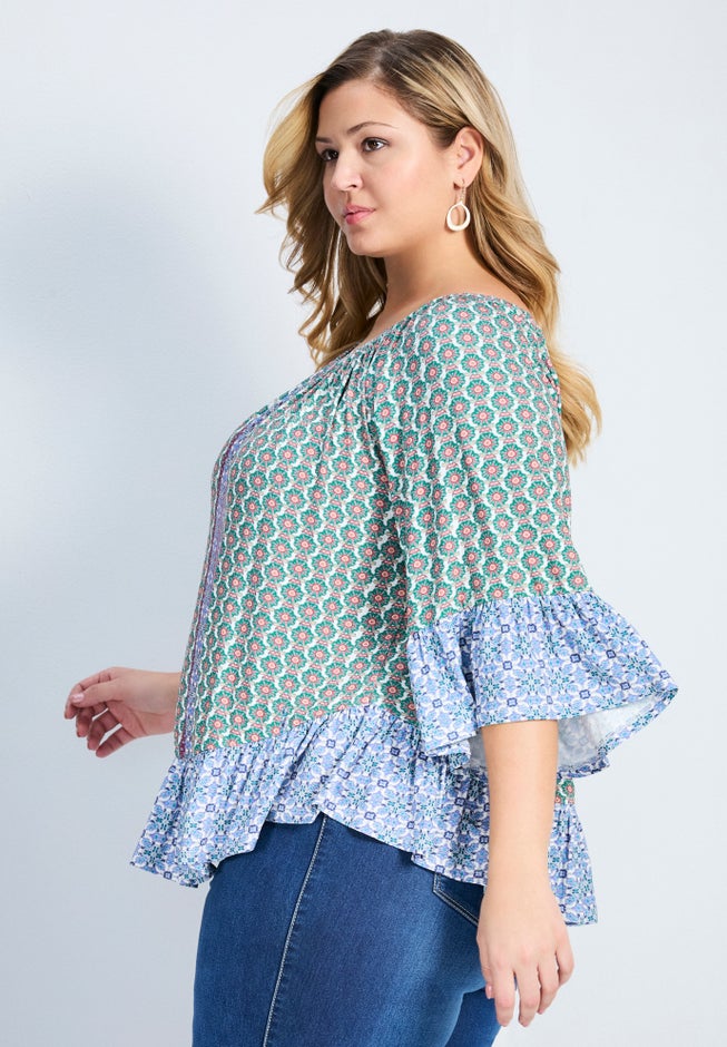 Serenity Ruffle Top image number 1