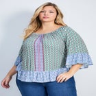 Serenity Ruffle Top image number null