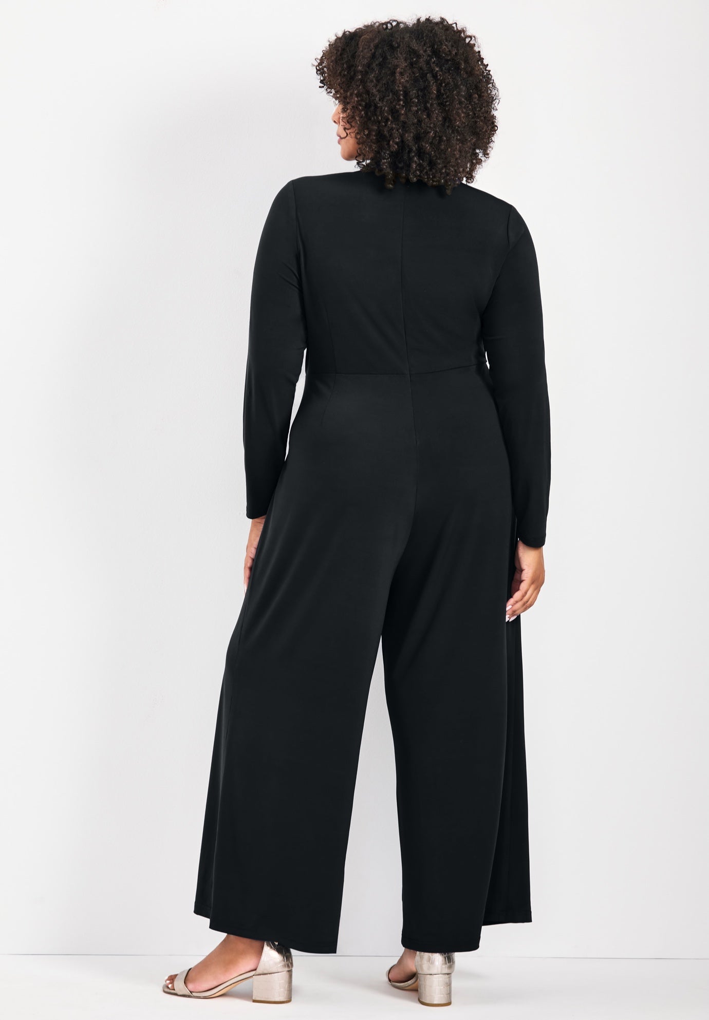 Glamour Wrap Front Jumpsuit image number 3