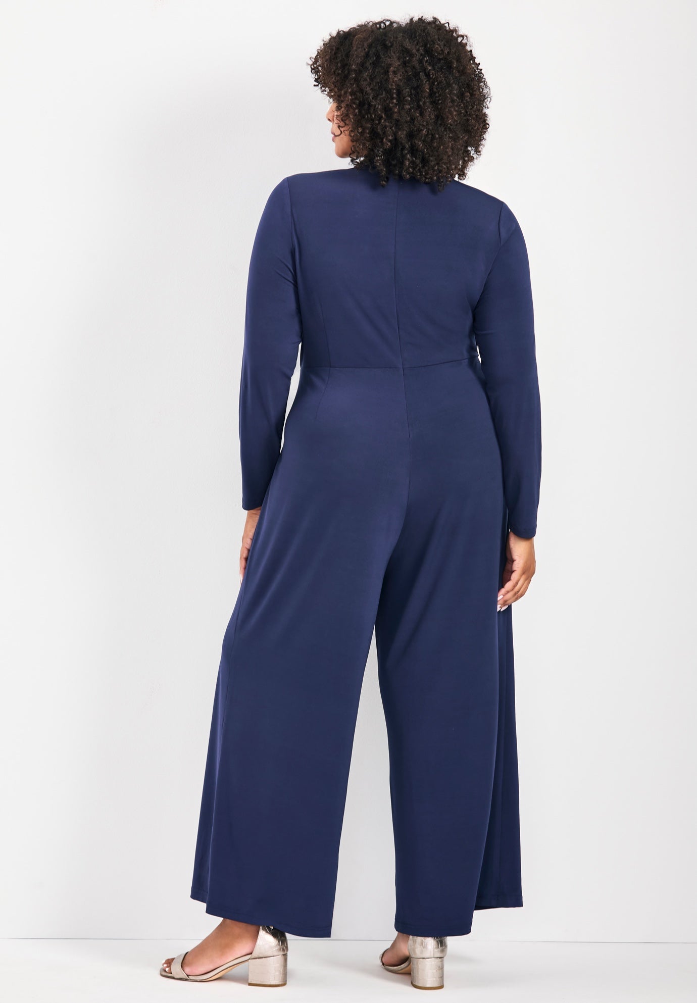 Glamour Wrap Front Jumpsuit image number 3