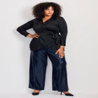 Glitz Sequin Wide Leg Pant image number null