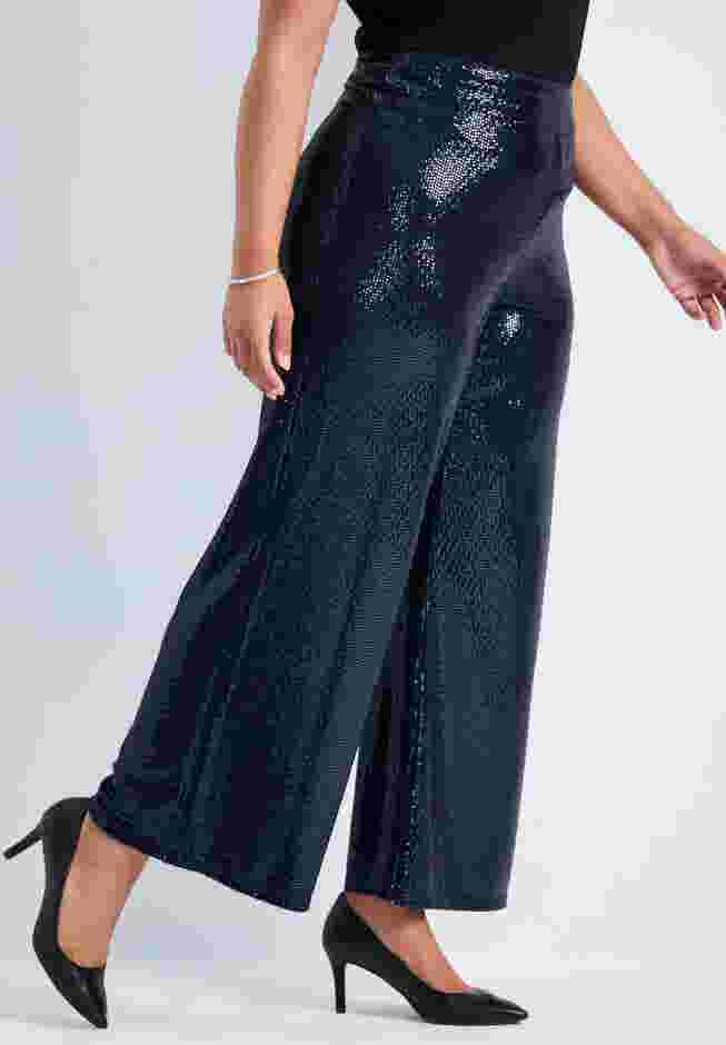 Glitz Sequin Wide Leg Pant image number 1