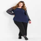 Glitz Embellished Sleeve Tunic image number null