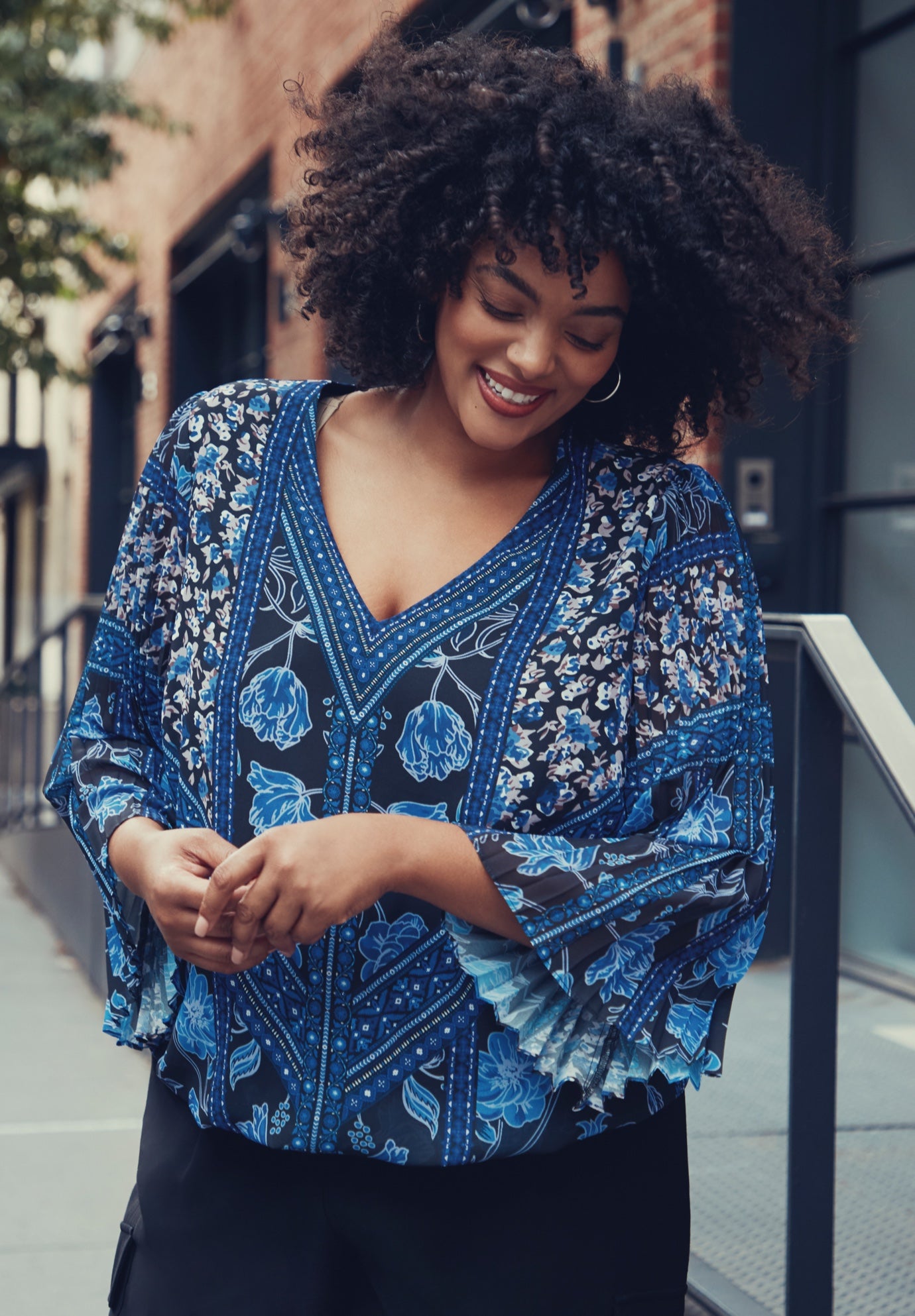 Harmony Pleat Sleeve Top image number 1