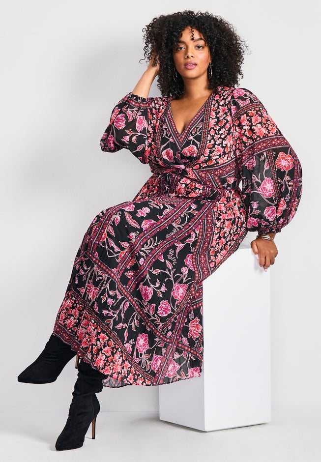 Harmony Twist Front Pleated Dress image number 1