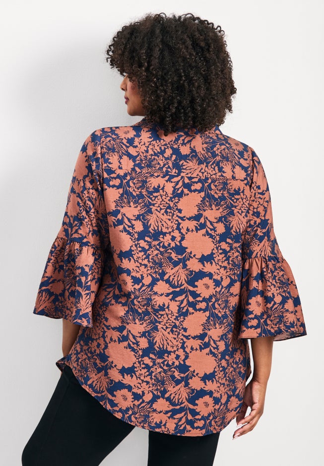 Marianne Ruffle Hem Shirt image number 2