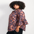 Marianne Ruffle Hem Shirt image number null