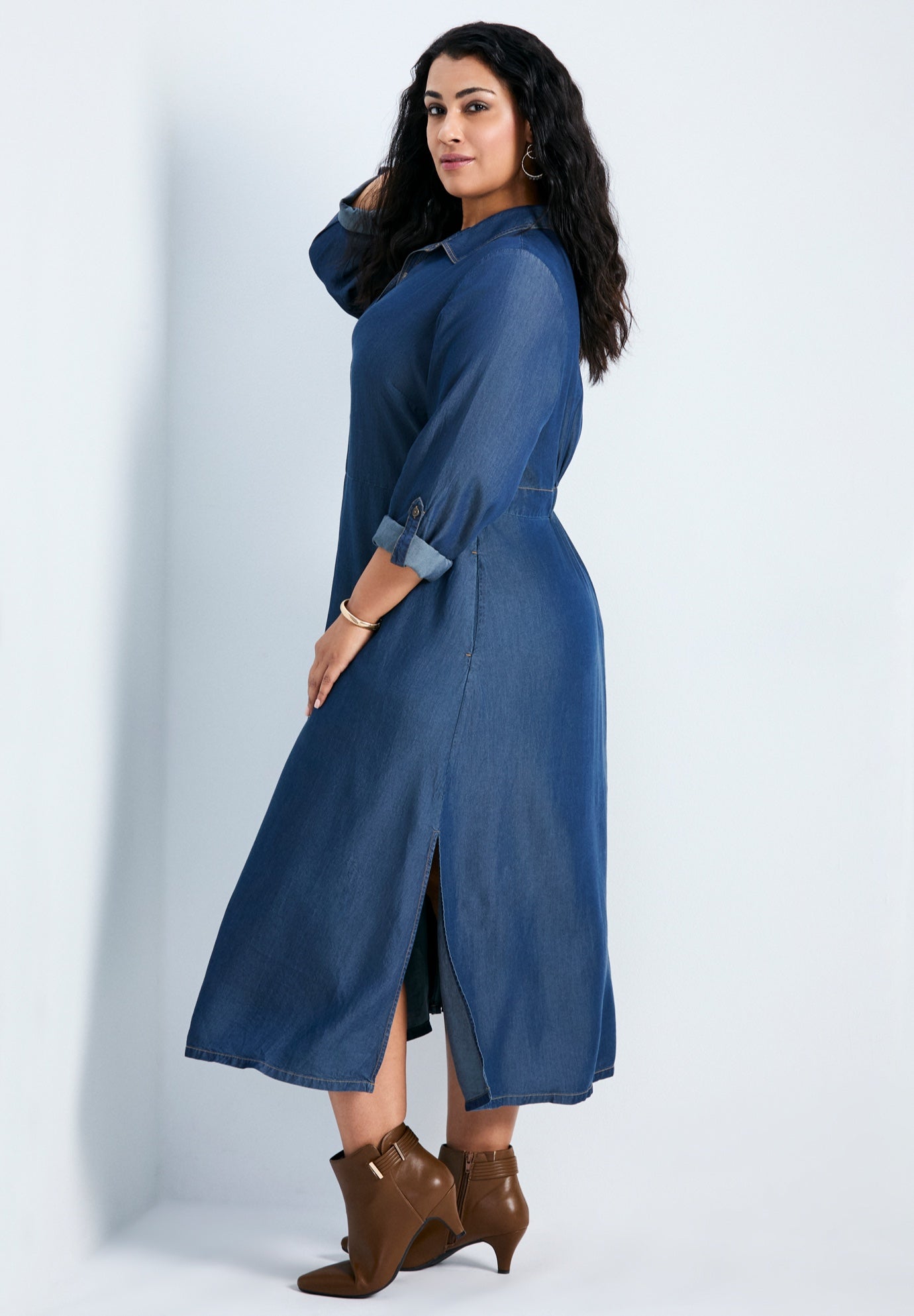 Joanne Denim Shirtdress image number 2