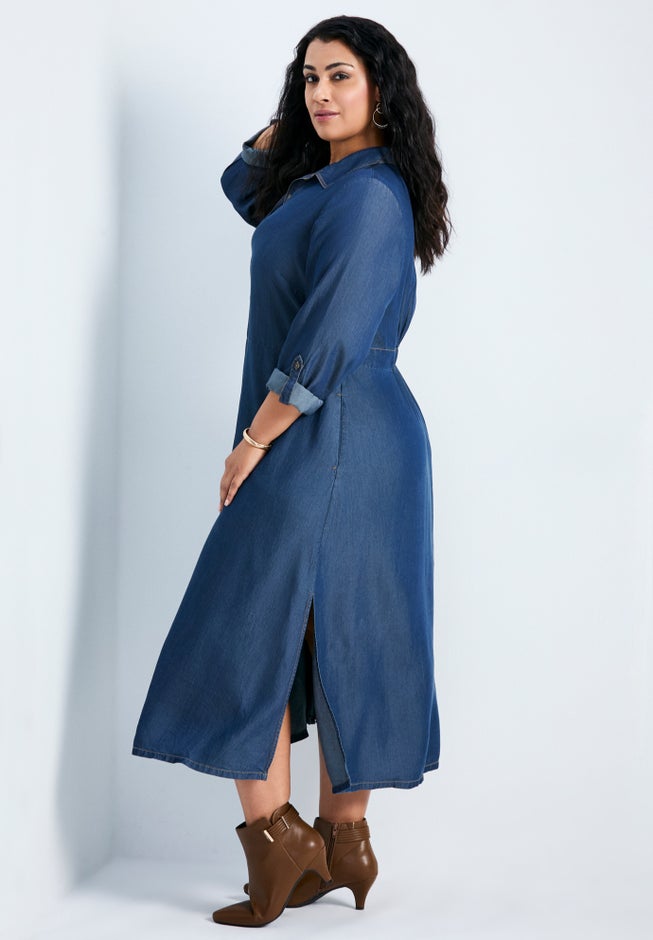 Joanne Denim Shirtdress image number 2