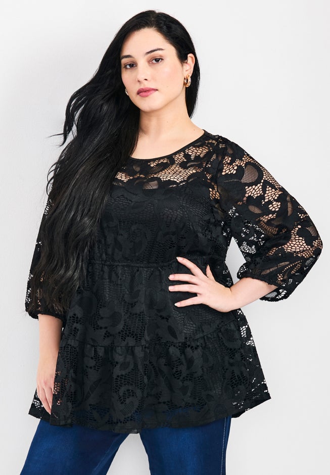 Lucille Lace Tunic image number 2