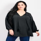 Marcie Lace Yoke Long Sleeve Top image number 0