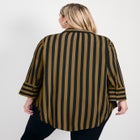 Linear Longline Stripe Shirt image number null