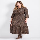 Flora Belted Shirtdress image number null