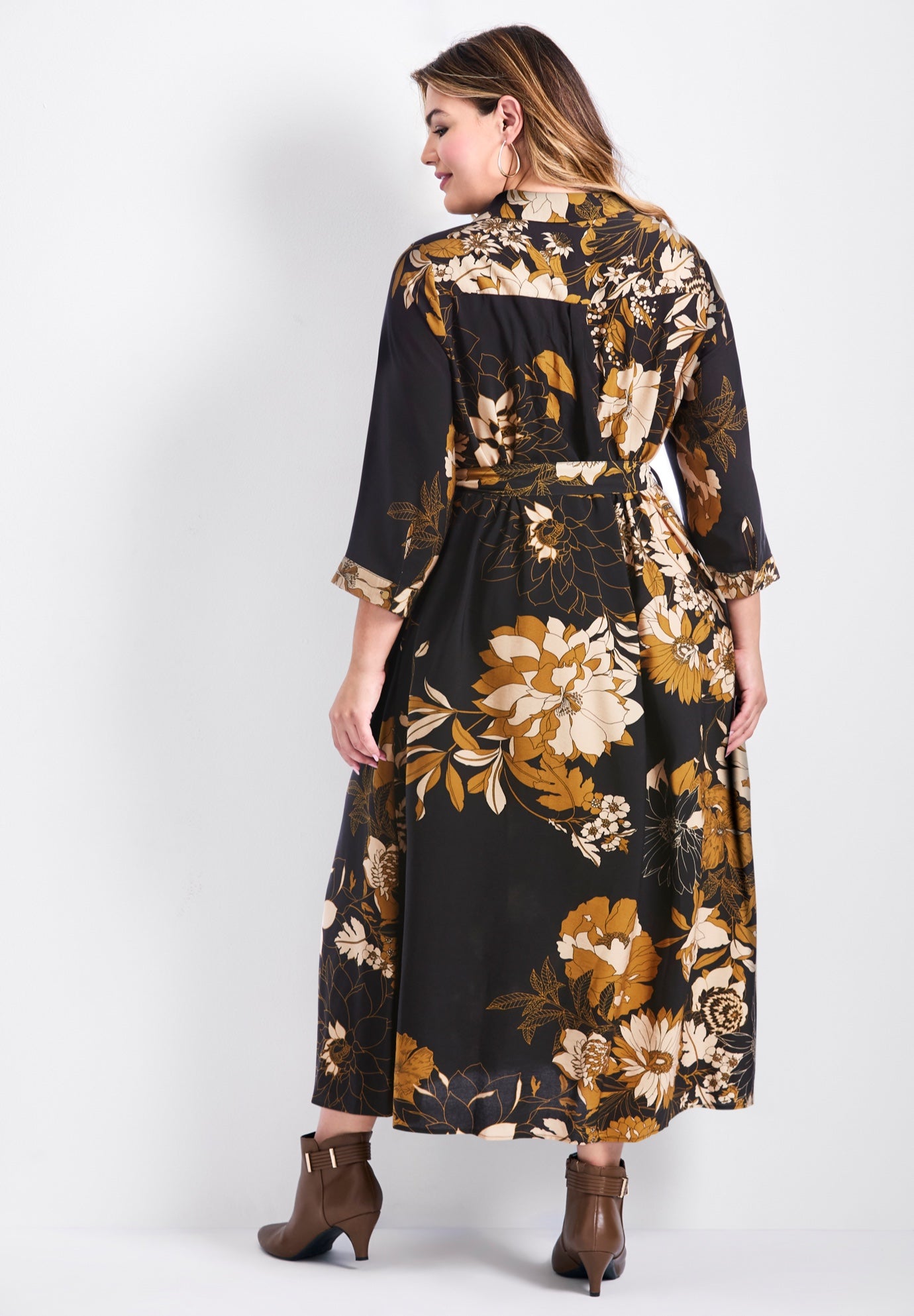 Flora Belted Shirtdress image number 3