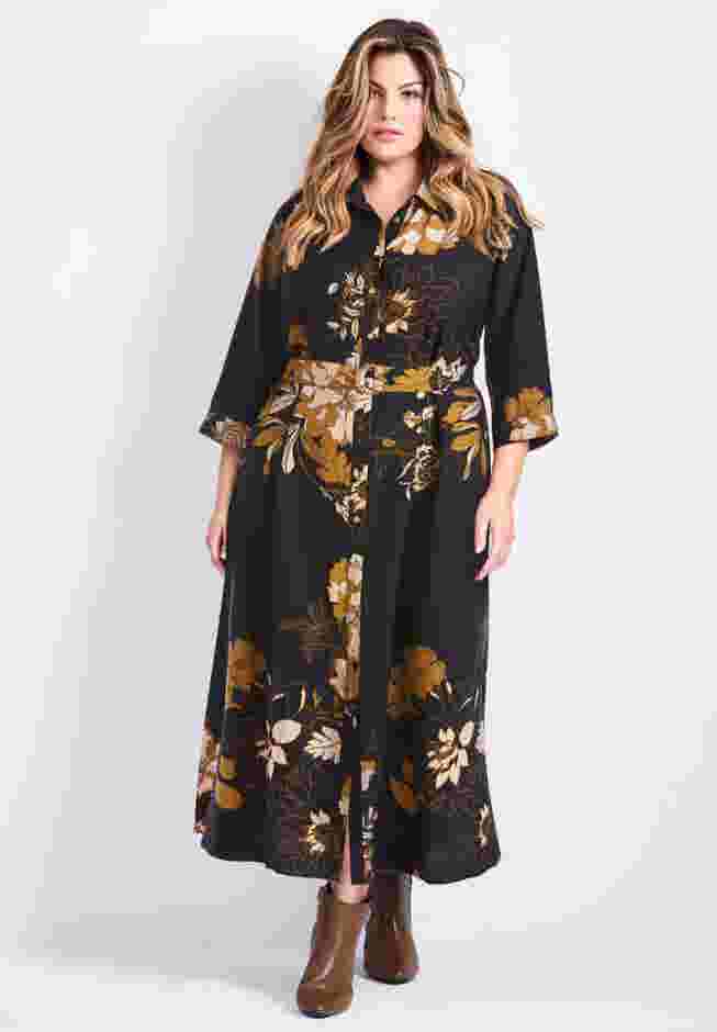 Flora Belted Shirtdress image number 0