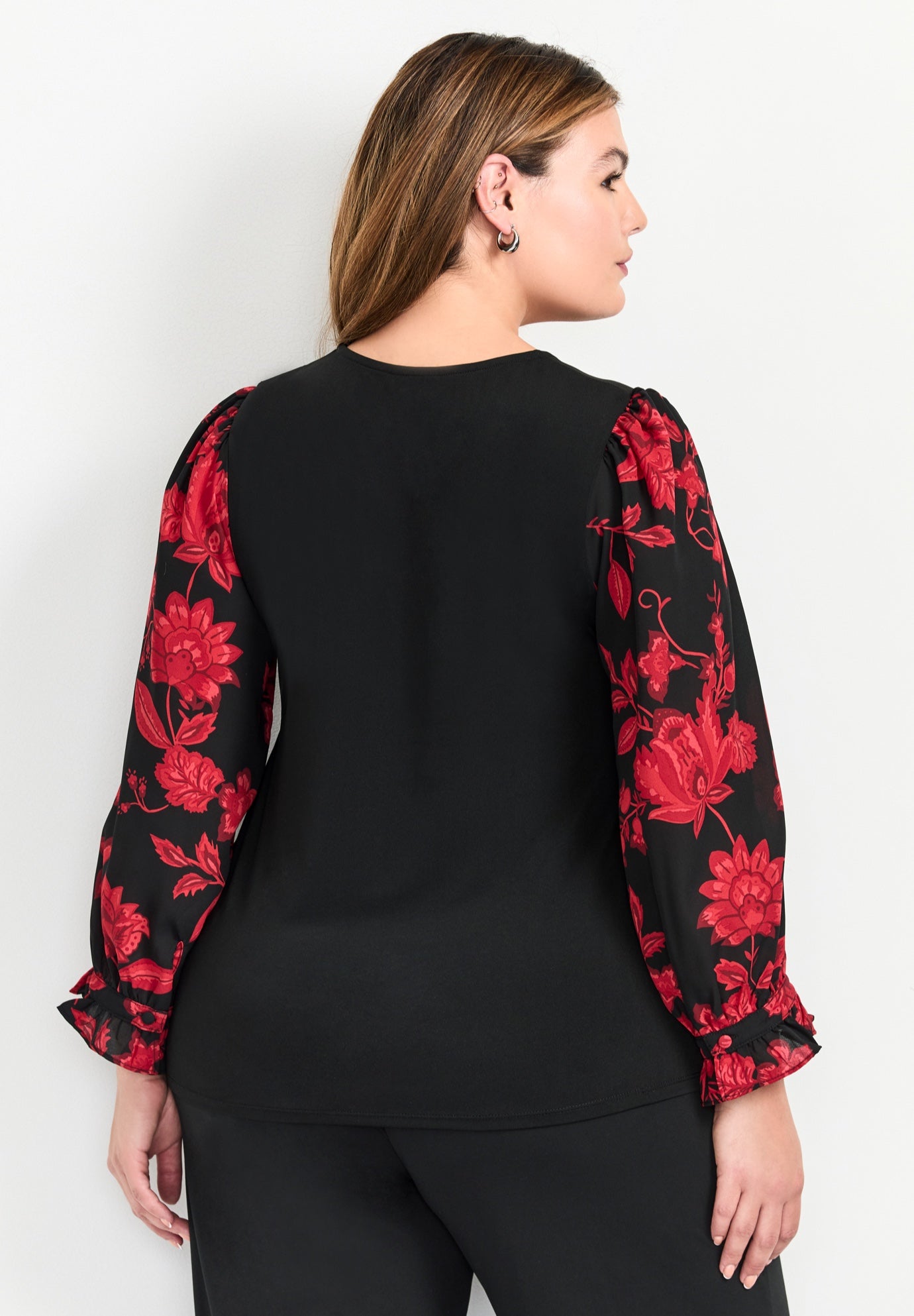 Scarlet Mix Media Top image number 1