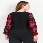 Scarlet Mix Media Top image number null