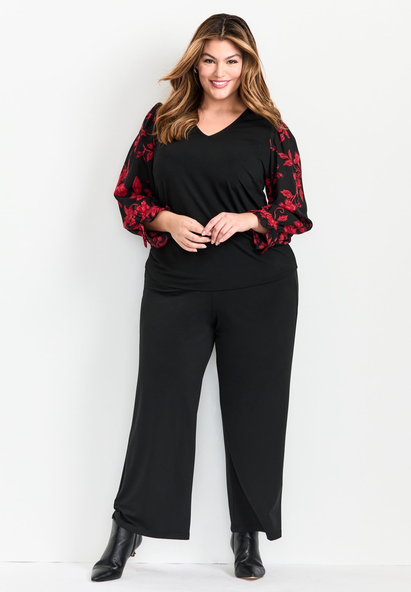 Scarlet Mix Media Top image number 3