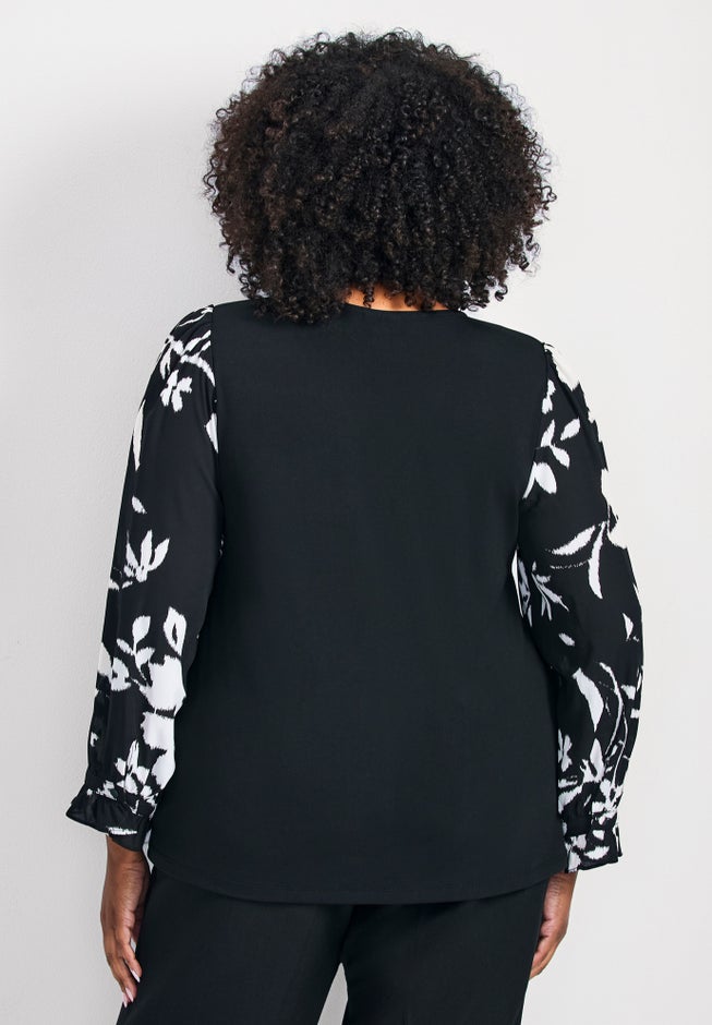 Scarlet Mix Media Top image number 1