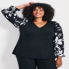 Scarlet Mix Media Top image number null