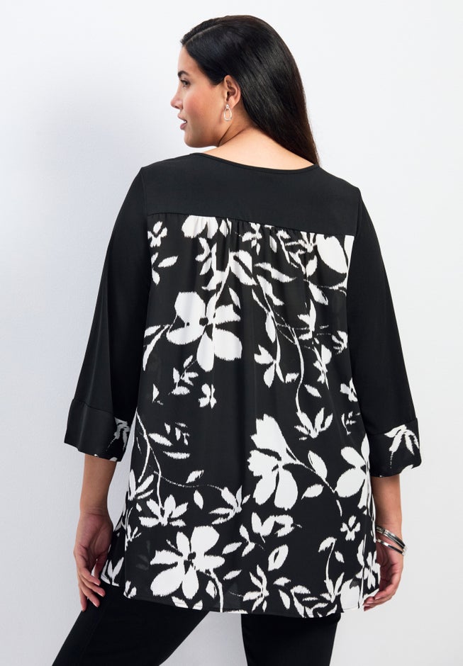 Marion Mixed Media Tunic image number 2