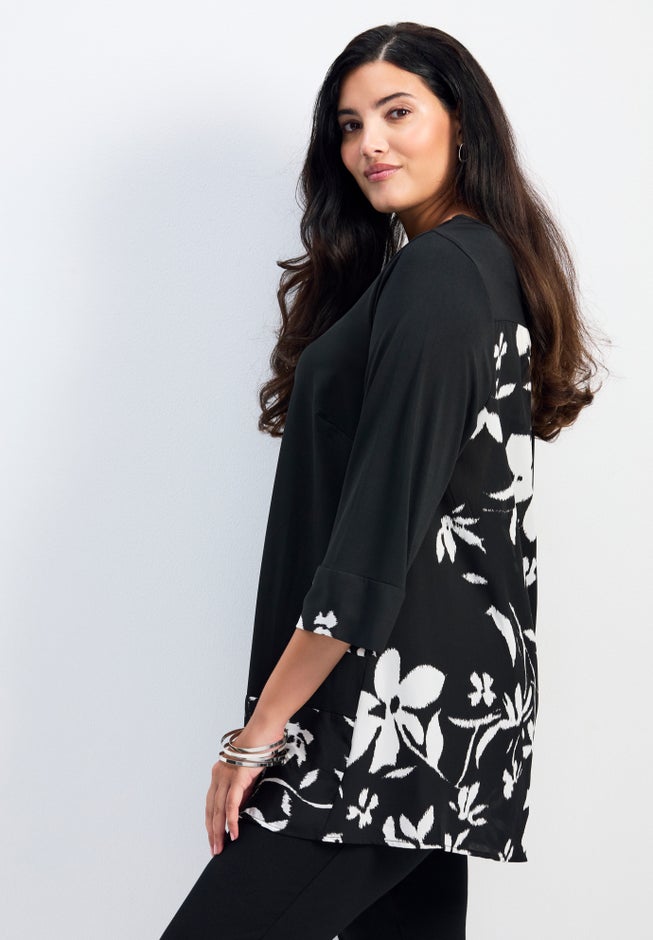 Marion Mixed Media Tunic image number 1