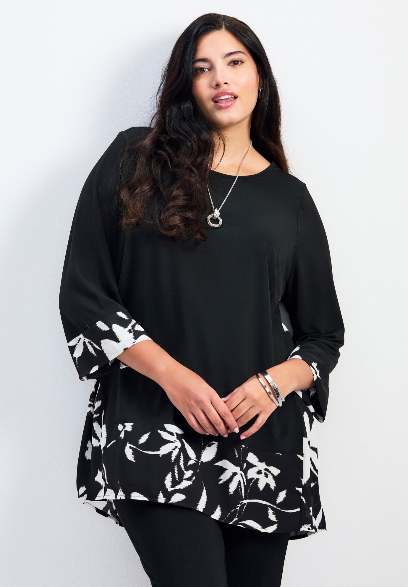 Marion Mixed Media Tunic image number 0