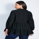 Amari Tiered Tunic Shirt image number 2