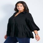 Amari Tiered Tunic Shirt image number 1