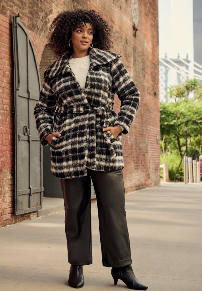 Tessa Vegan Leather Wide Leg Pant image number 2