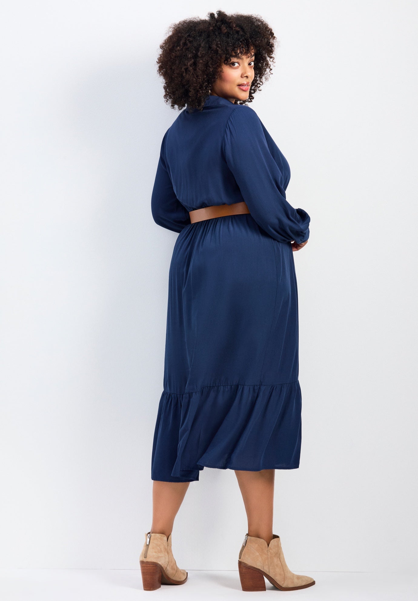 Averie Shirtdress with Belt image number 1