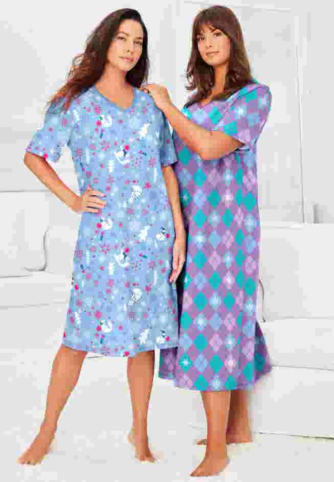 Long Print Sleepshirt image number 6